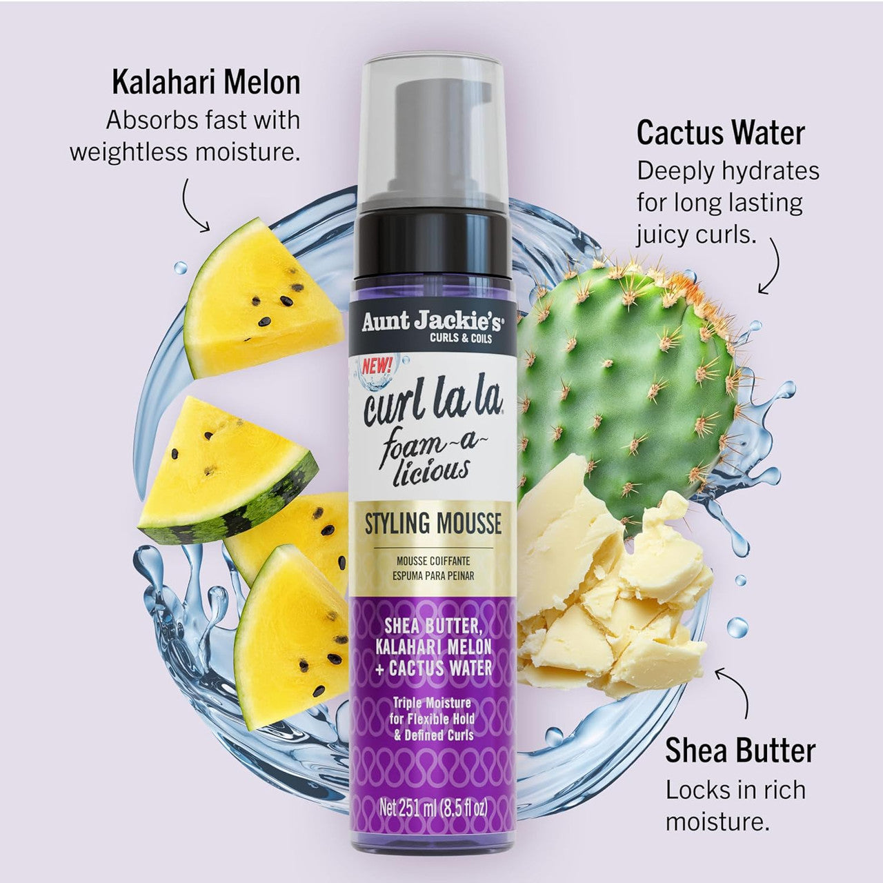 Aunt Jackie's Curl La La Styling Mousse (8.5oz)