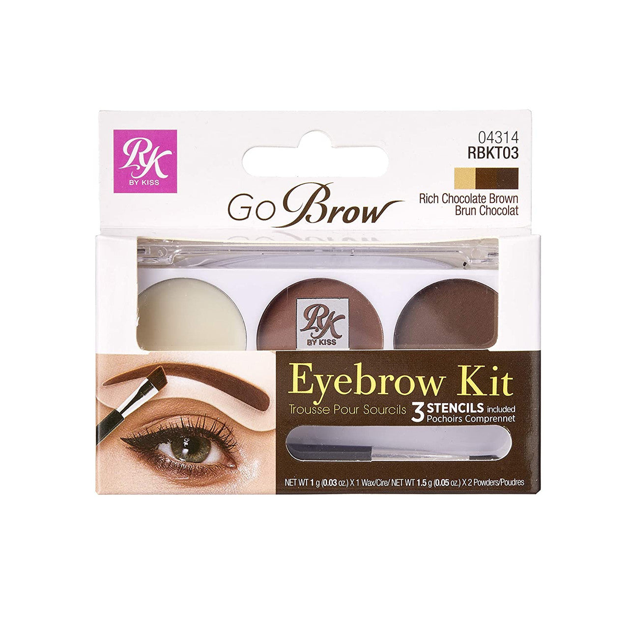 Ruby Kisses Go Brow Eyebrow Kit