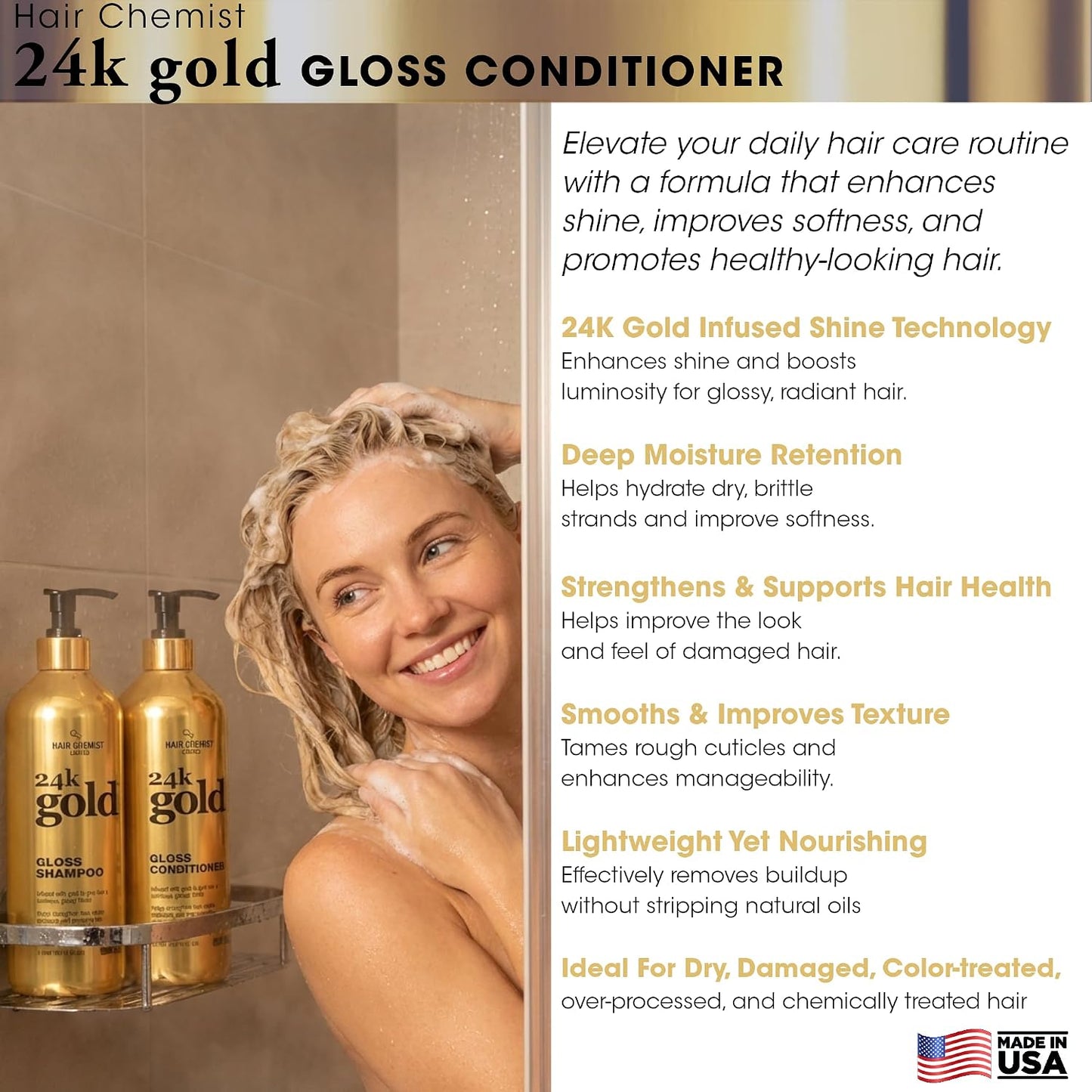HAIR CHEMIST 24k Gold Gloss Conditioner
