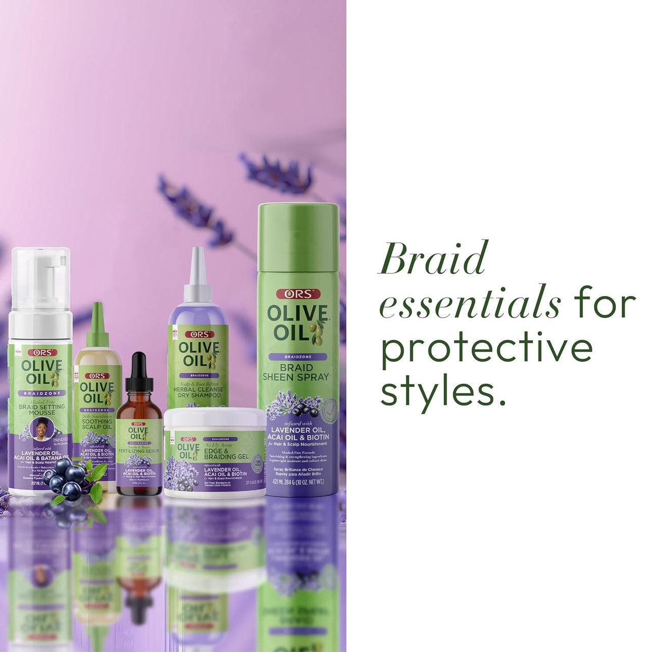ORS Olive Oil Braidzone Braid Setting Mousse (7oz)