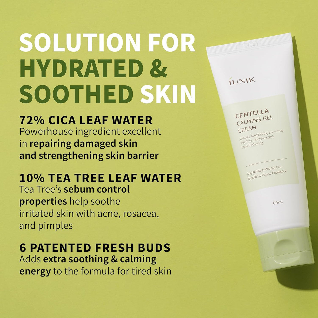 IUNIK Centella Calming Gel Cream (2.02 oz)