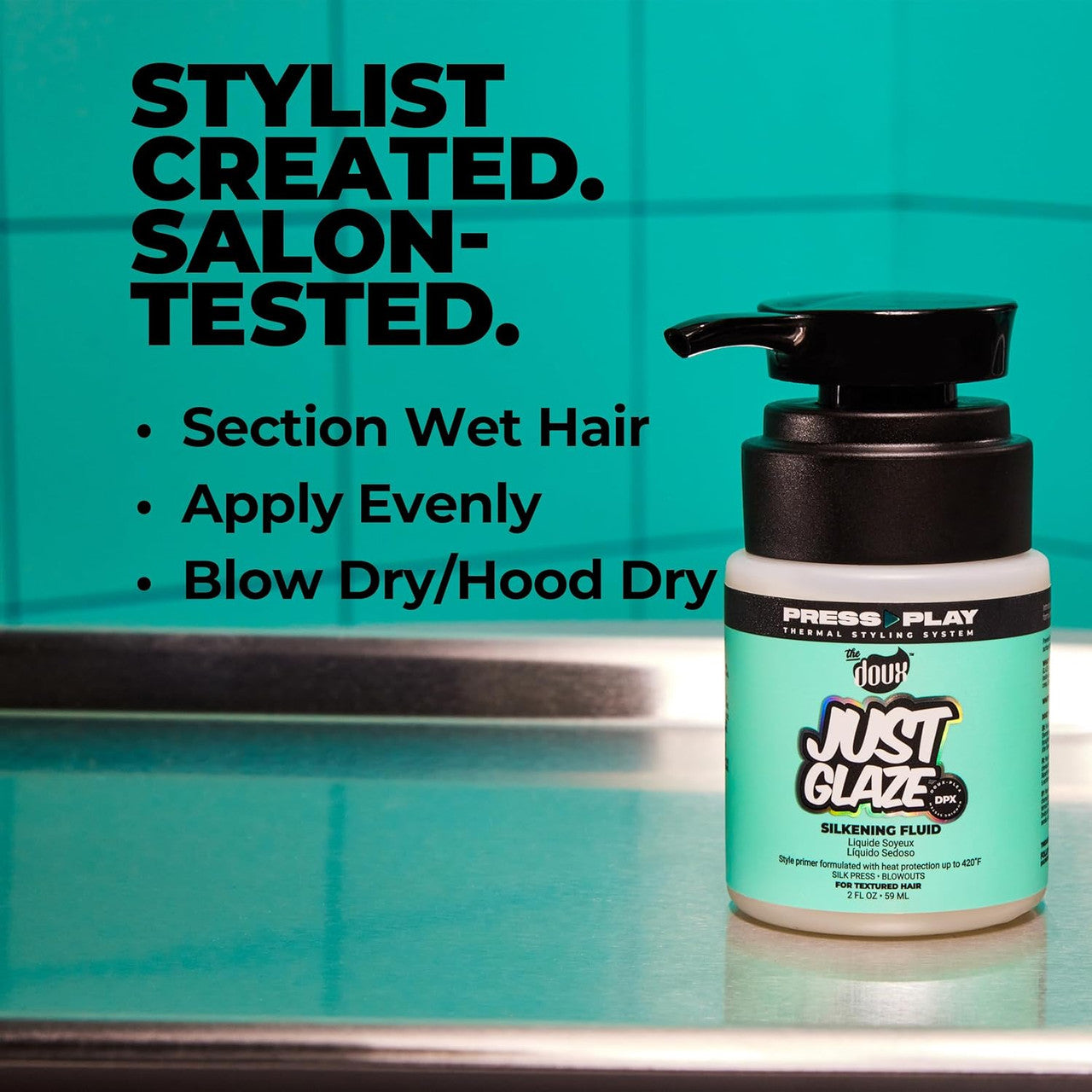 The Doux Just Glaze Silkening Fluid (2 oz)