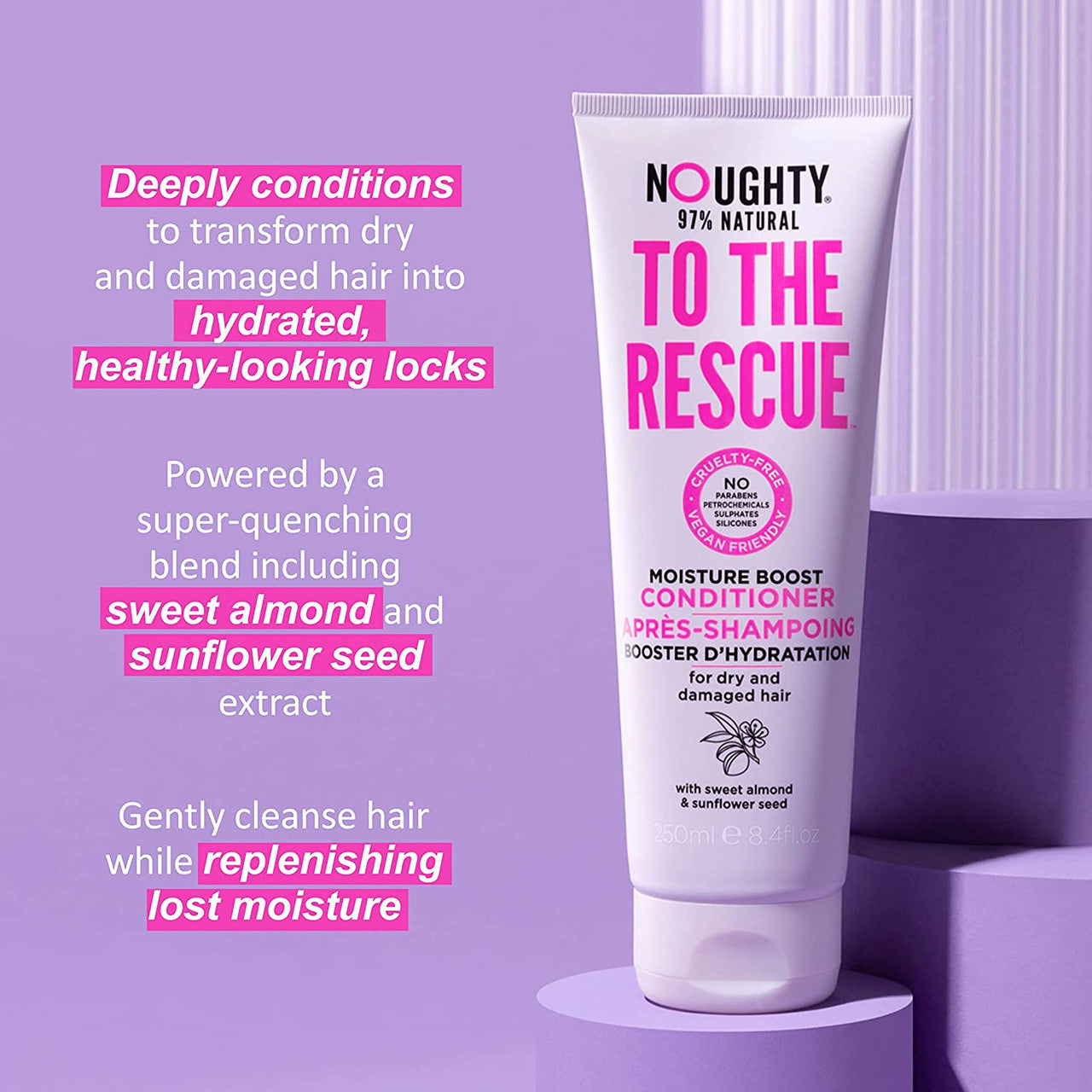 Noughty To The Rescue Moisture Boost Conditioner (8.4 oz)