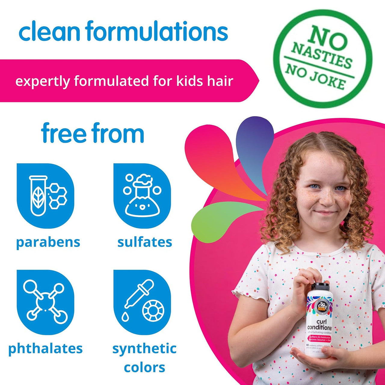SO COZY Curl Conditioner Ultra Hydrating Cleanser for Kids (10.5oz)