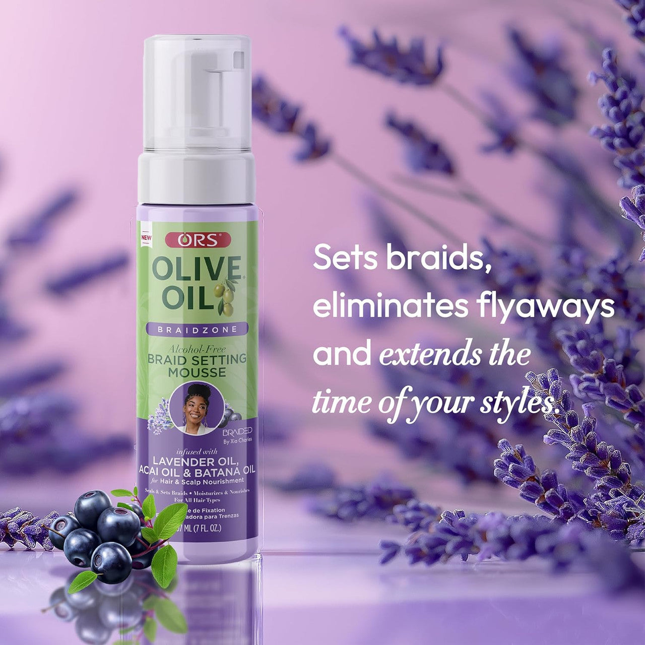 ORS Olive Oil Braidzone Braid Setting Mousse (7oz)