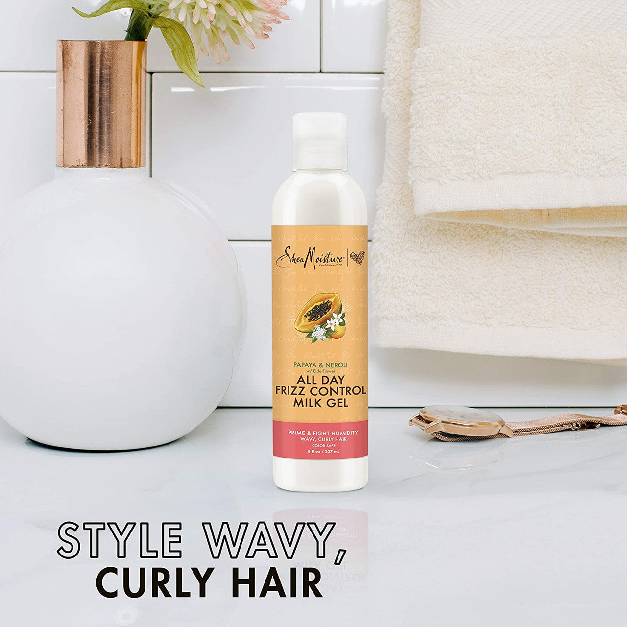 Shea Moisture Papaya & Neroli Anti-Frizz Flawless Curling Milk Gel