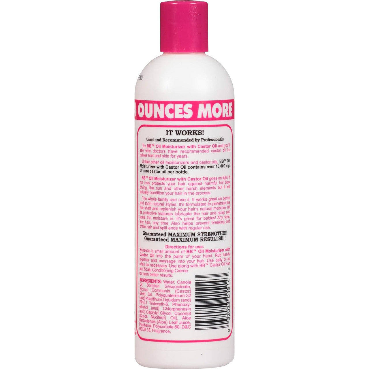 BRONNER BROS Oil Moisterizer Hair Lotion (12 oz)