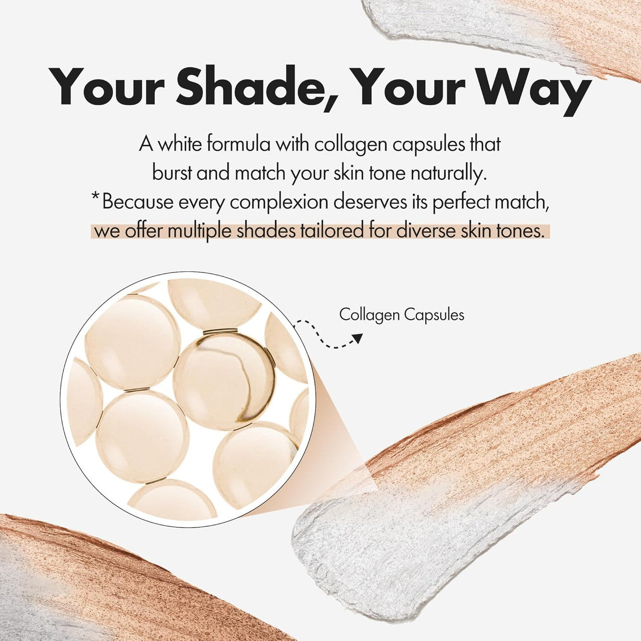 ELROEL Blanc Cover Cream Stick V White  Korean Color-Changing Foundation