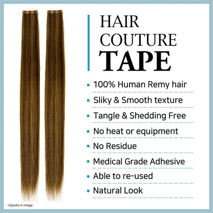 Hair Couture 100% Human Remy Hair Tape-In Extension