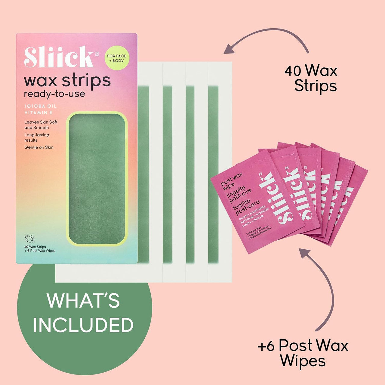 SLIICK Ready-to-Use Wax Strips (40 CT) - product image 8