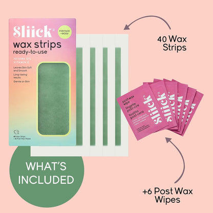 SLIICK Ready-to-Use Wax Strips (40 CT) - product image 8