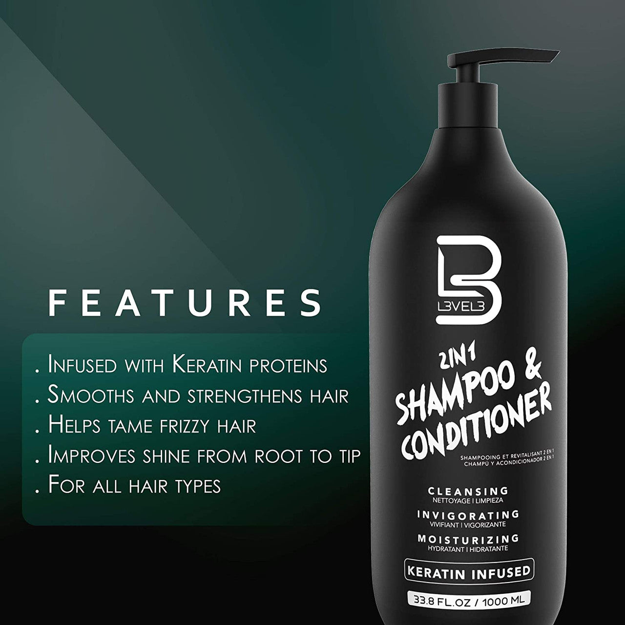 LEVEL3  2 IN 1 Shampoo & Conditioner
