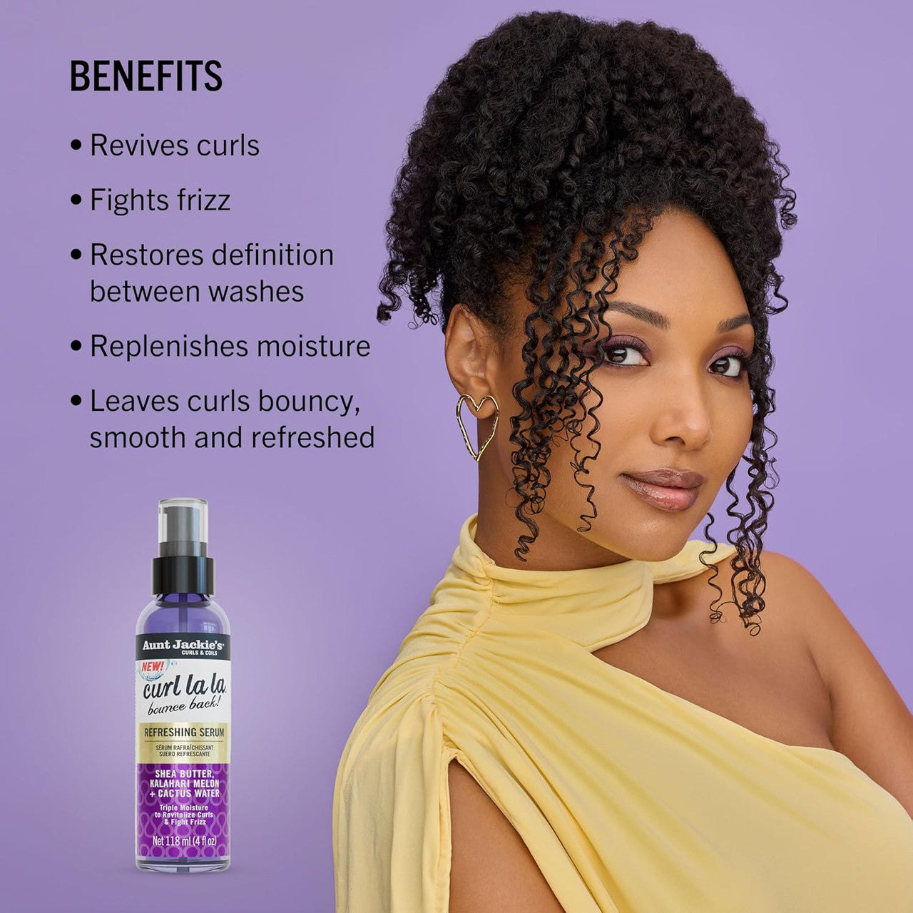 Aunt Jackie's Curl La La Bounce Back Refreshing Serum (4oz)