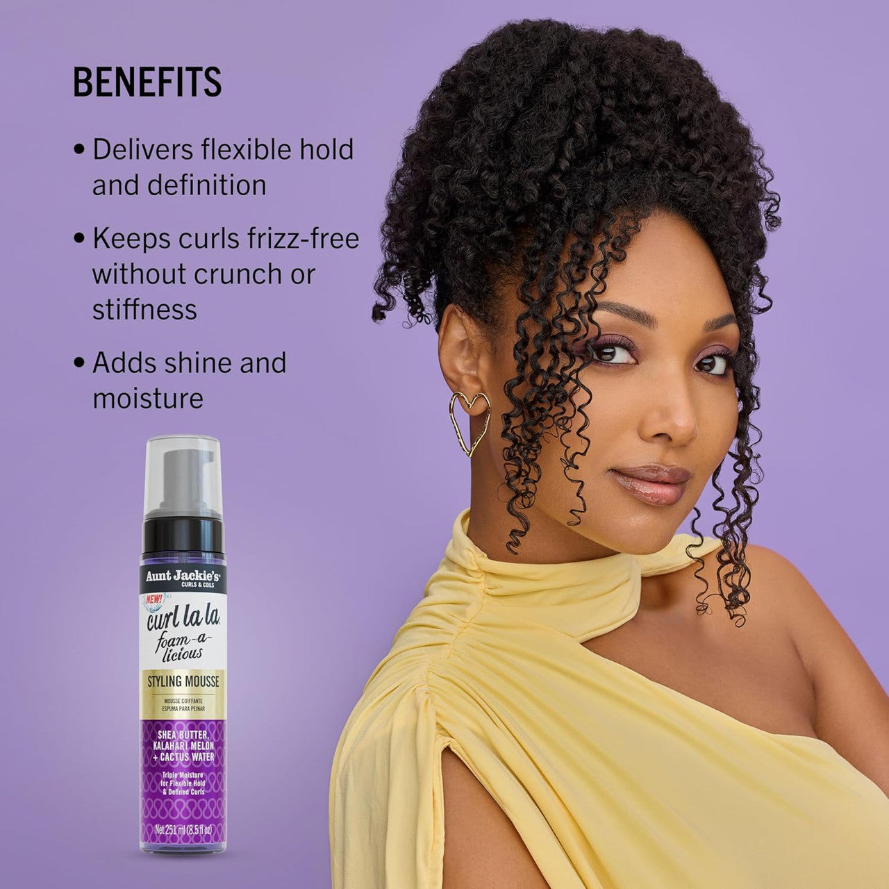 Aunt Jackie's Curl La La Styling Mousse (8.5oz)