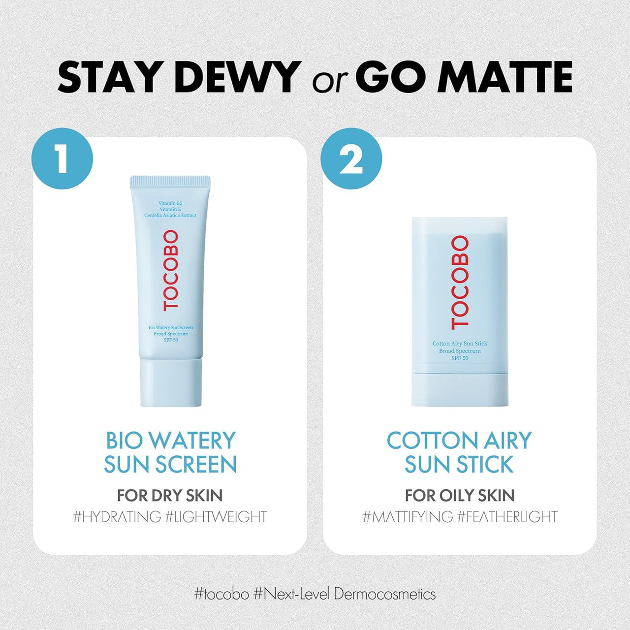 TOCOBO Cotton Airy Sun Stick SPF50+ (0.67oz)