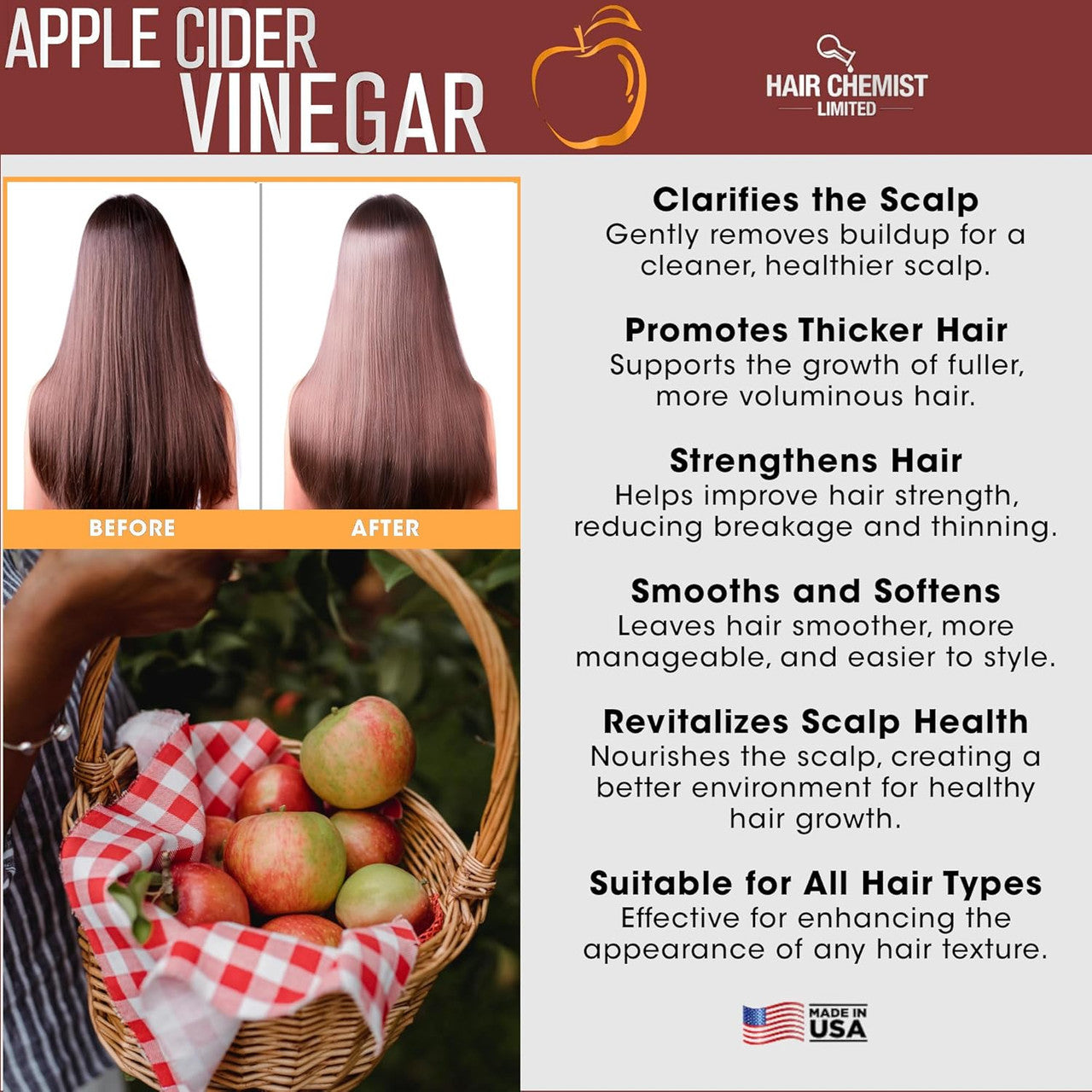 HAIR CHEMIST Apple Cider Revitalizing Scalp Stimulator (7.1oz)