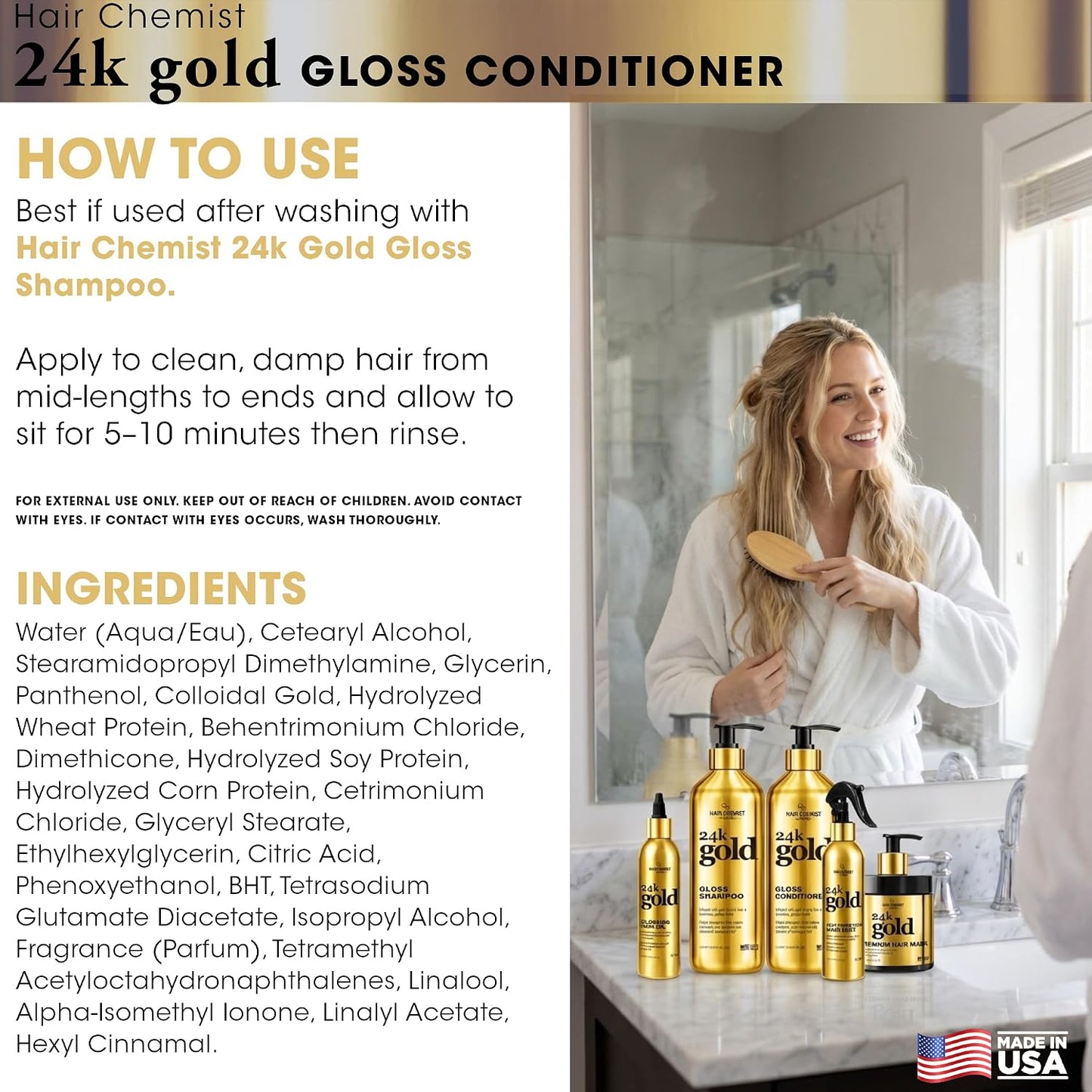 HAIR CHEMIST 24k Gold Gloss Conditioner