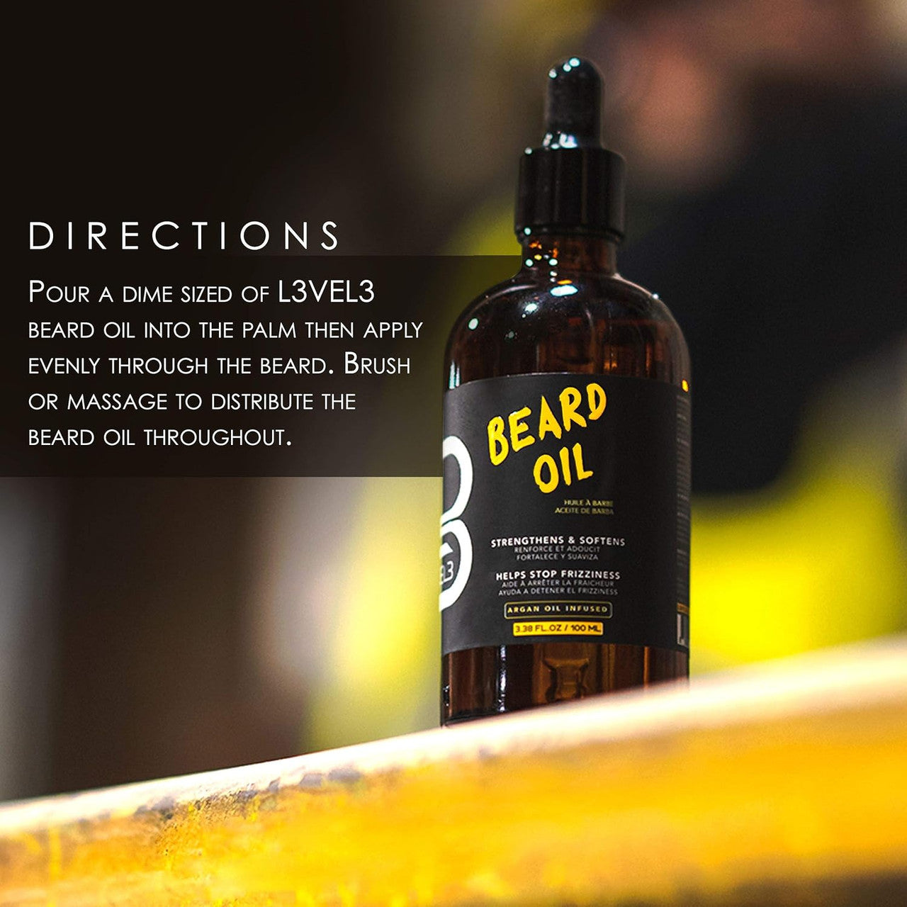 L3VEL3 Beard Oil (3.38oz)