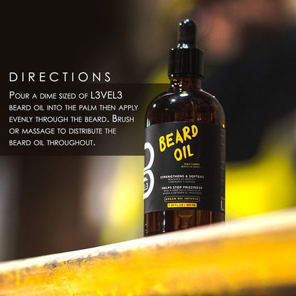 L3VEL3 Beard Oil (3.38oz)