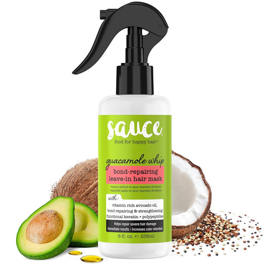 SAUCE BEAUTY Guacamole Bond-Repairing Leave-In Hair Mask Spray (8oz)