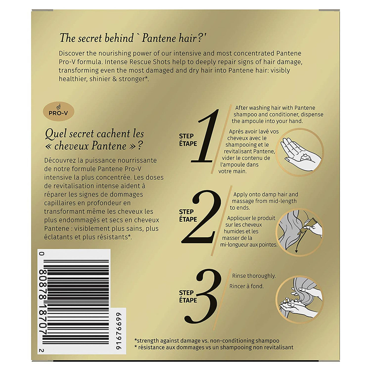 PANTENE Pro-V Repair Rescue Shots 3 Pcs