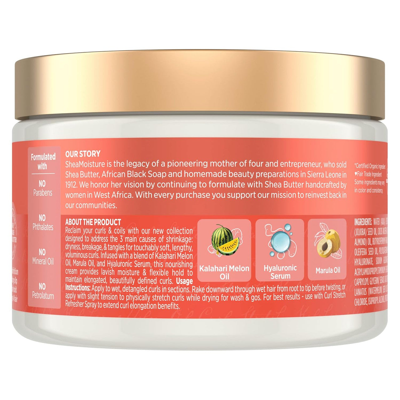 SheaMoisture Curl Stretch Multi-tasking Volume Cream (11oz)