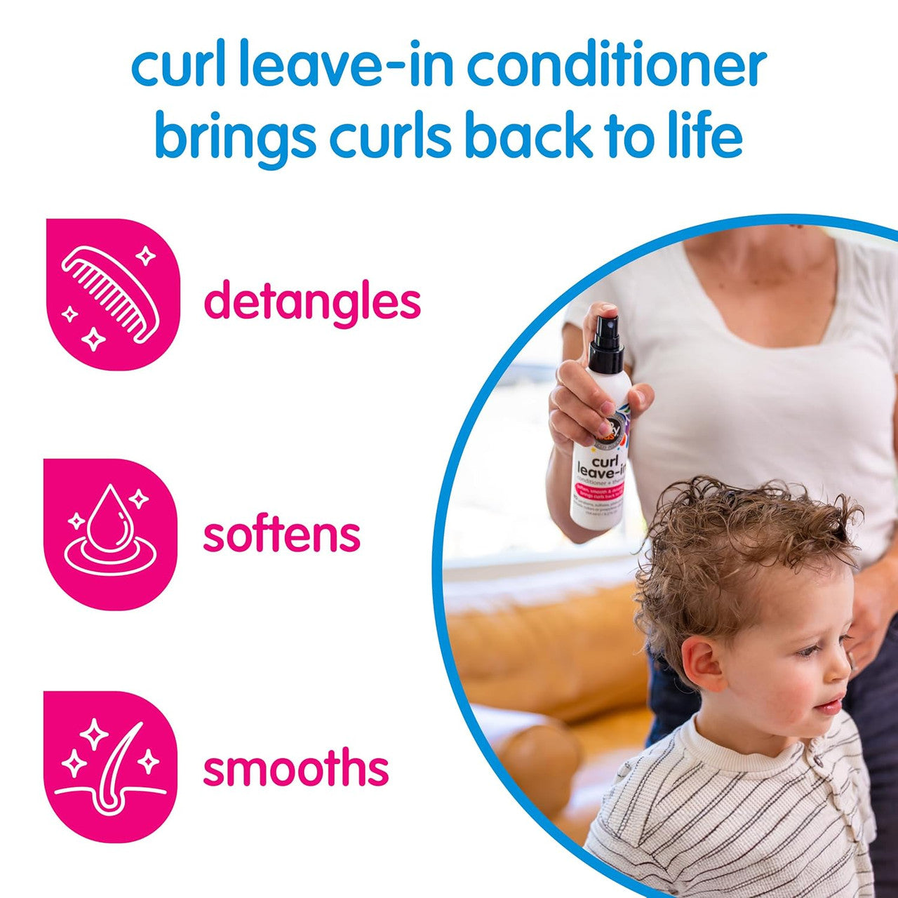 SO COZY Kids Curl Leave-in Conditioner Spray (5.2oz)