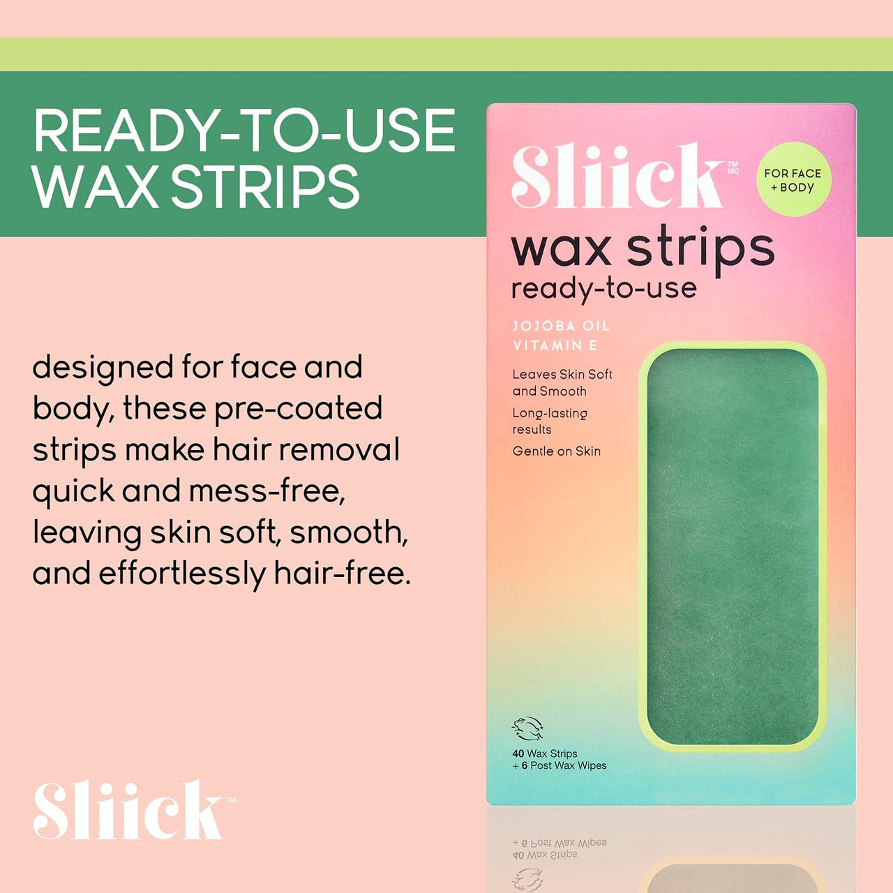 SLIICK Ready-to-Use Wax Strips (40 CT) - product image 5