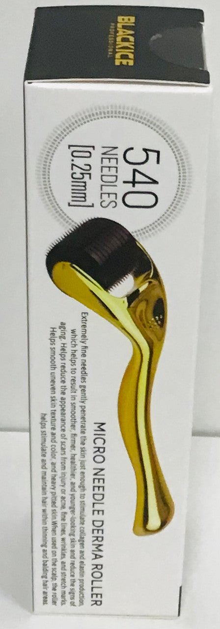 Black Ice Professional Micro 540 Needle Derma Roller [0.25mm]