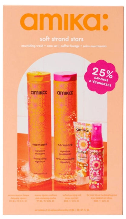 AMIKA Soft Strand Stars Nourishing Wash + Care Set