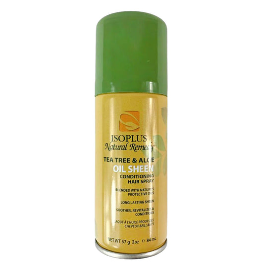 ISOPLUS Natural Remedy Tea Tree & Aloe Vera Oil Sheen Conditioning Hair Spray