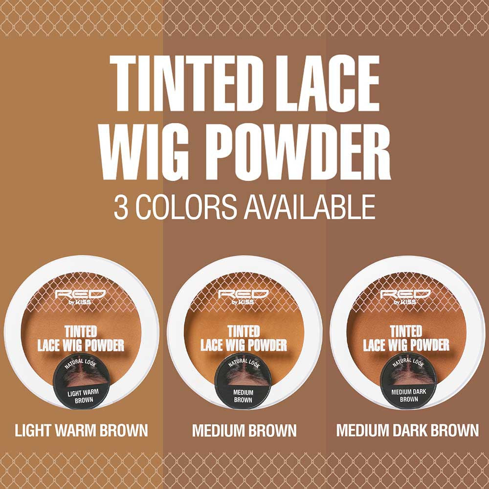 RED Tinted Lace Wig Powder
