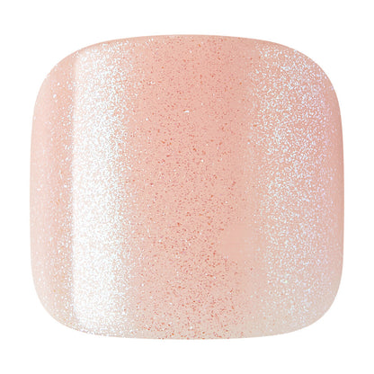 KISS Gold Finger Solid Color Glue-On Fake Toenails - TREAT ME