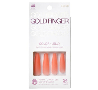 KISS Gold Finger Jelly Nail