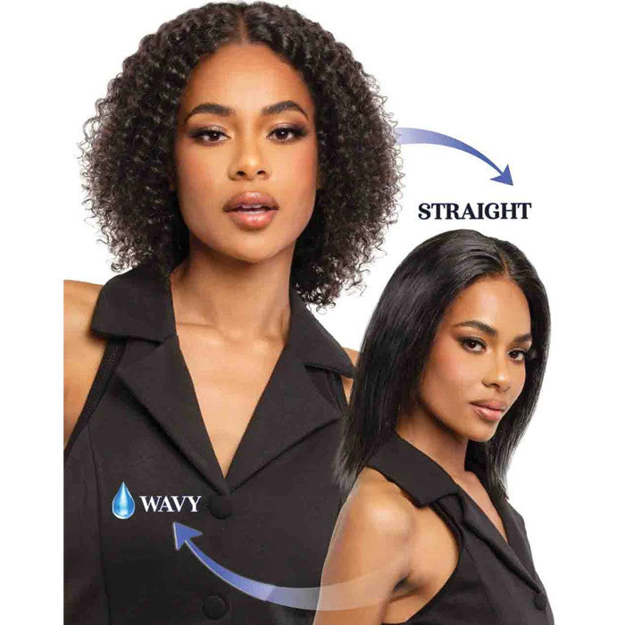 Bobbi Boss 100% Unprocessed Human Hair 13X4 HD Lace Front Wig Wet & Wavy - MHLF531 Rhea