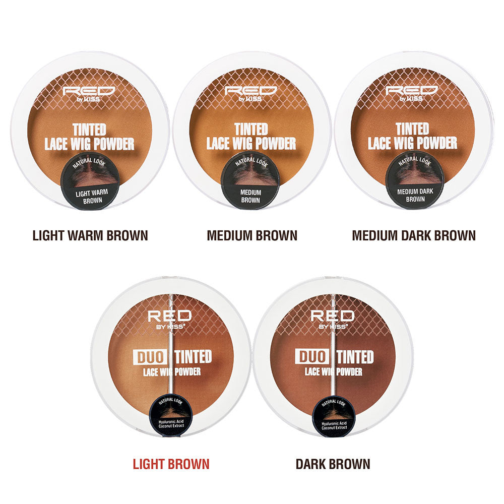 RED Tinted Lace Wig Powder