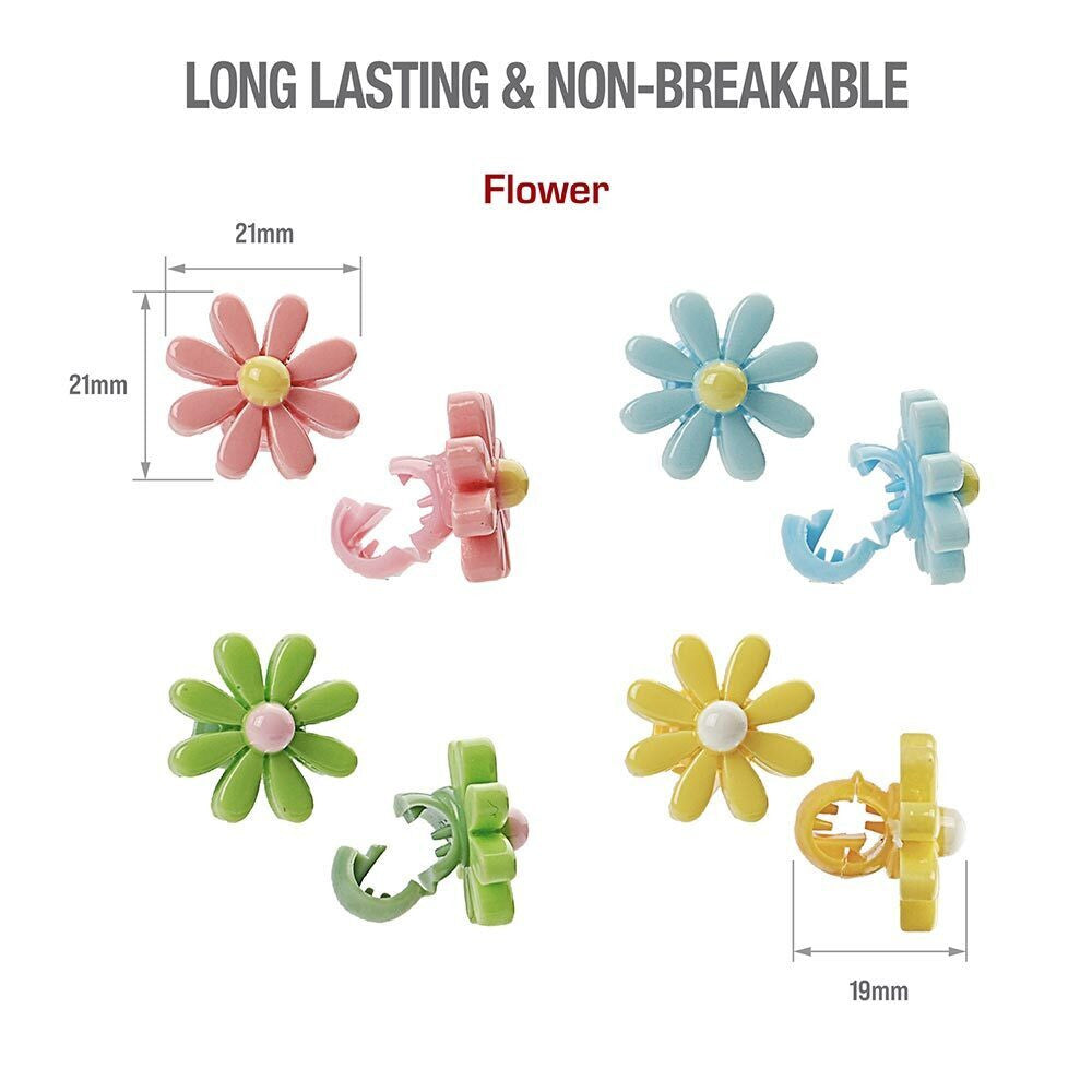 KISS Flower Shaped Hair Beads (12pcs)