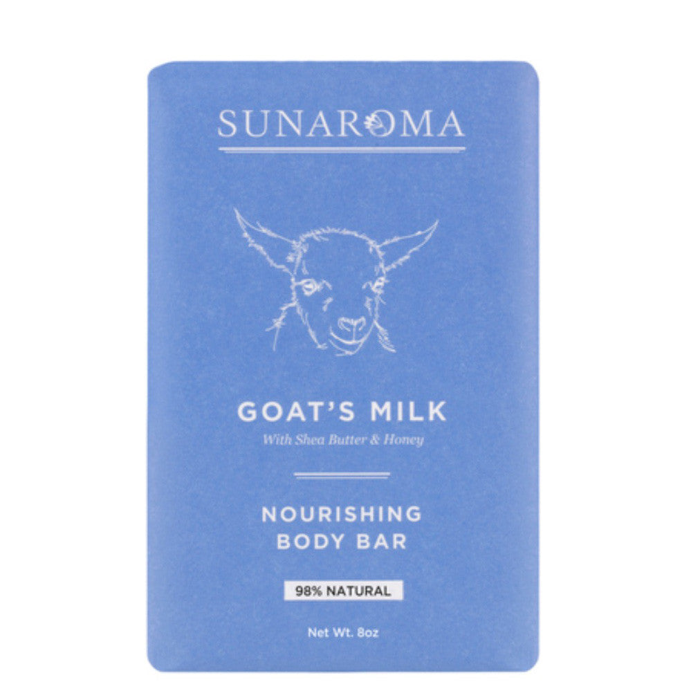 SUNAROMA Goat's Milk Nourishing Body Bar (8 oz)