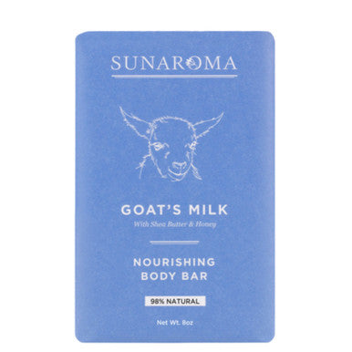 SUNAROMA Goat's Milk Nourishing Body Bar (8 oz)