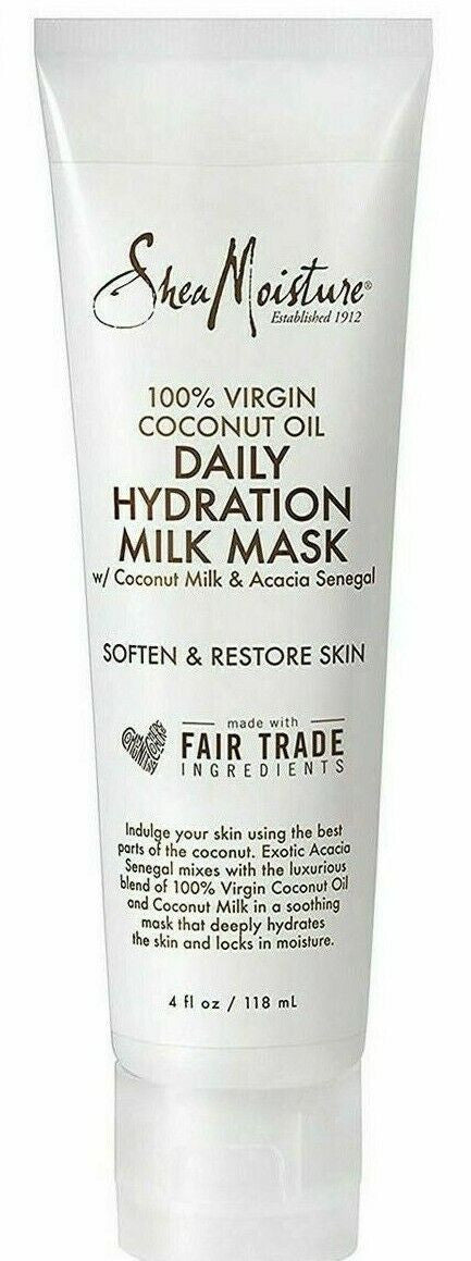 SheaMoisture 100% Extra Virgin Coconut Oil Daily Hydration Milk Mask (4 oz)