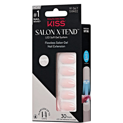 KISS Salon X-tend LED Soft Gel System Nail Kit - Gloria