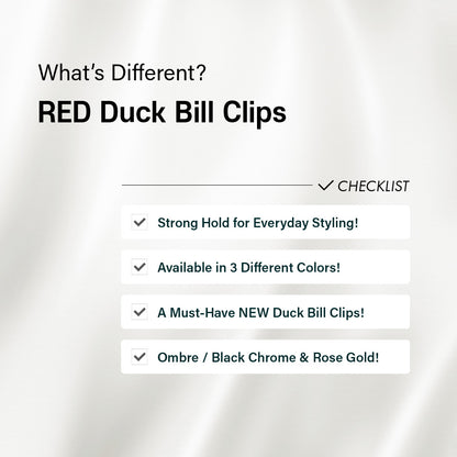 RED Duck Bill Clip
