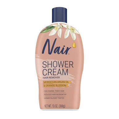 NAIR Hair Remover Cream Nourish Shower Power Moroccan Argan Oil