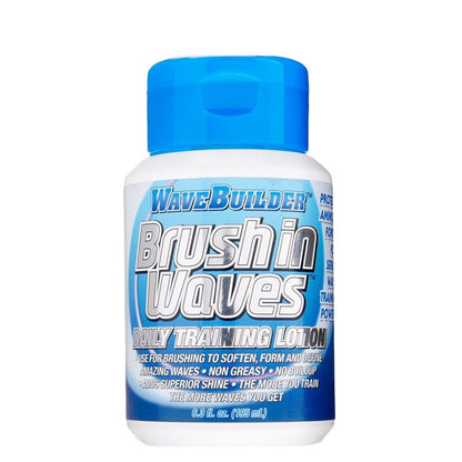 WaveBuilder Brush in Waves Daily Training Lotion (6.9 oz)