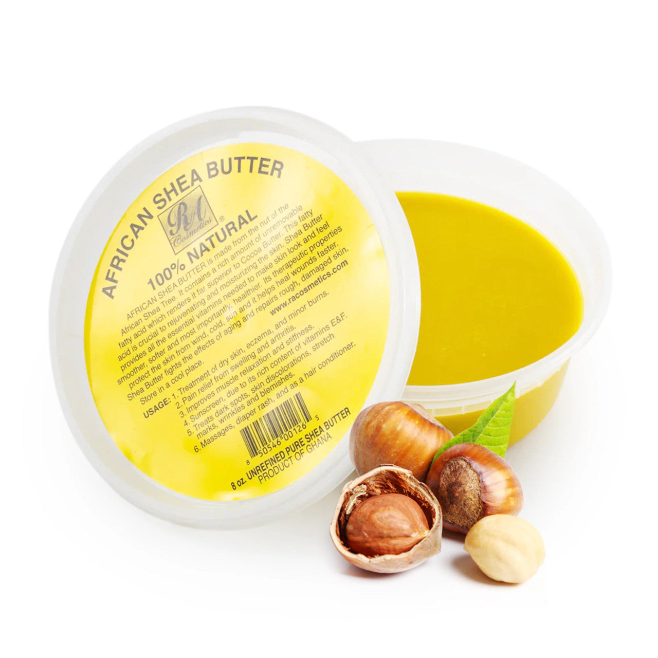 RA Cosmetics 100% Natural African Shea Butter - Yellow