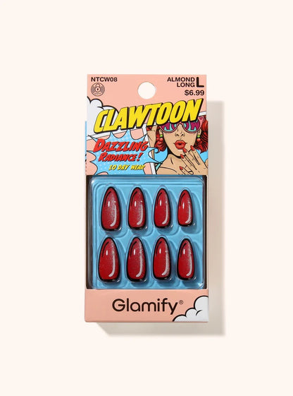 GLAMIFY Clawtoon Press On Nails - Almond Long
