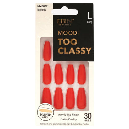 Ebin New York Mood: Too Classy Nails - Naughty