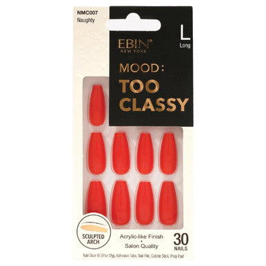 Ebin New York Mood: Too Classy Nails - Naughty