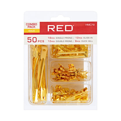 RED Metal Clip Combo Pack