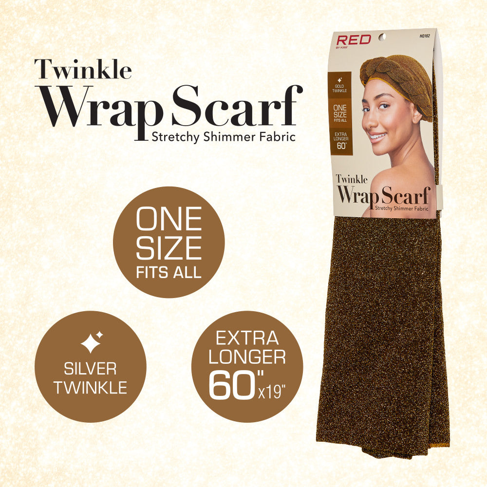 RED Twinkle Wrap Scarf